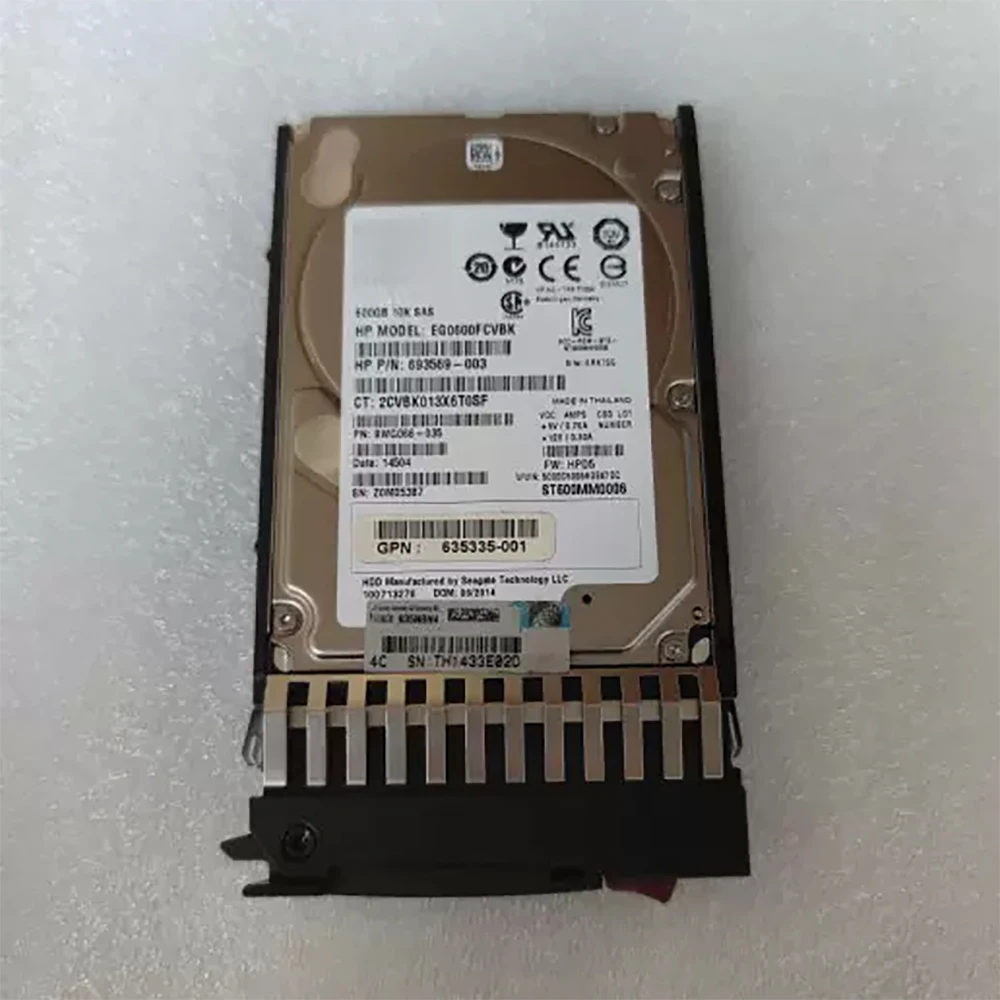 613922-001 597609-003 For HP 600G 10K SAS 2.5''EVA  Server Hard Disk