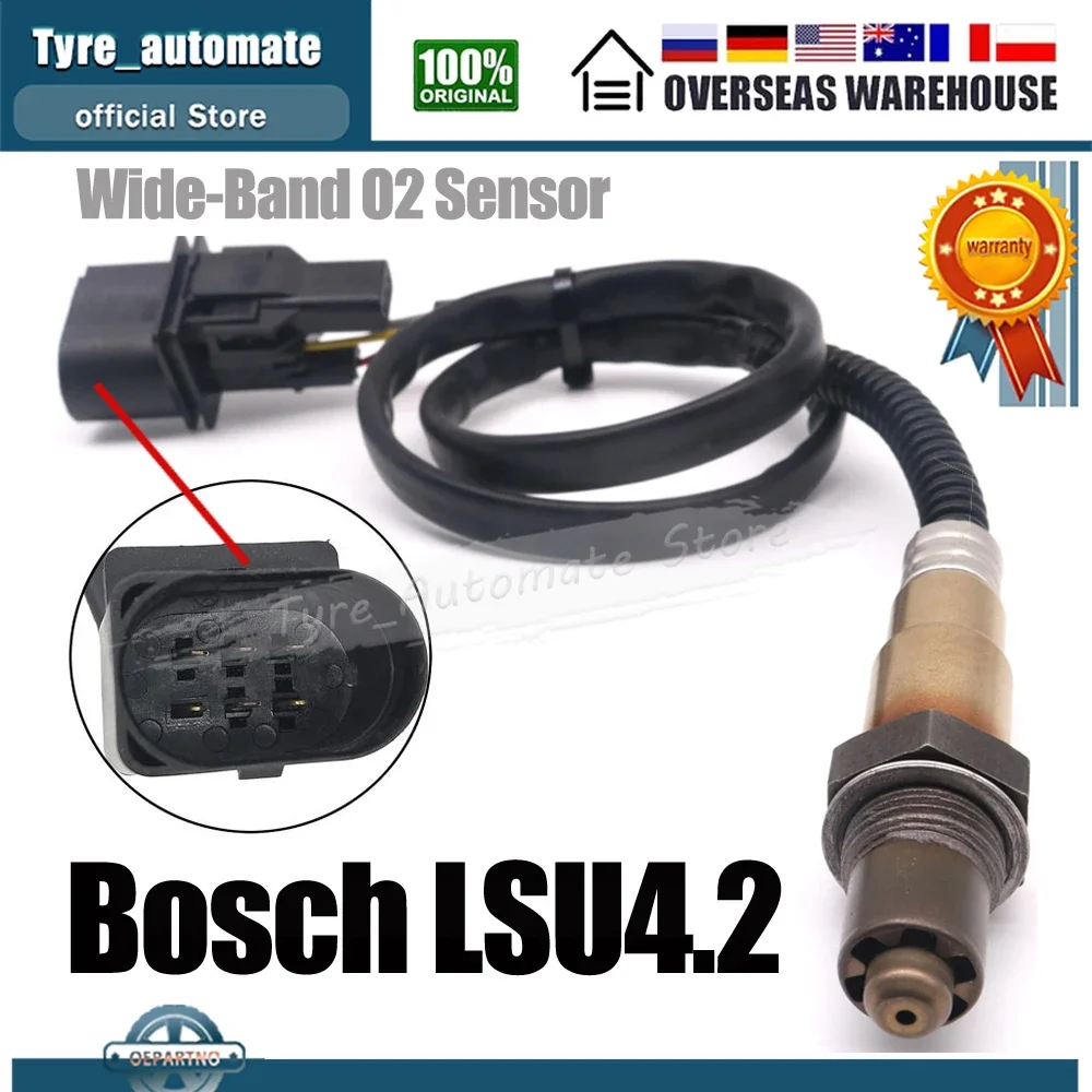 0258007057 17014 LSU4.2 Breitband-O2-Sensor AFR Upstream für 99–05 VW Jetta 1.8L-L4 – Detail 1