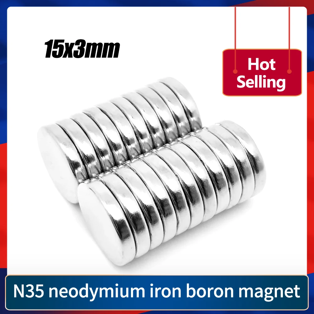 15x3 Search Minor Magnet Dia 15*3mm Bulk Small Round Magnetic 15x3mm Neodymium Disc Magnets 15*3