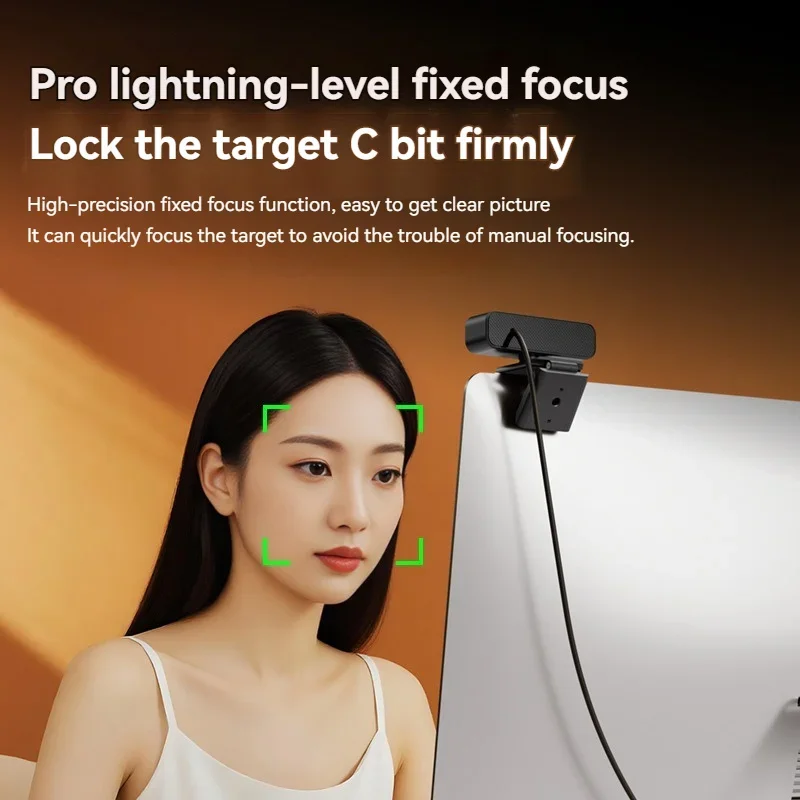 Xiaomi Q19 4K Luce di riempimento Webcam 2K Messa a fuoco automatica Filtro di bellezza Fotocamera 1080P Full HD Webcam per PC/laptop con microfono per Live 2025