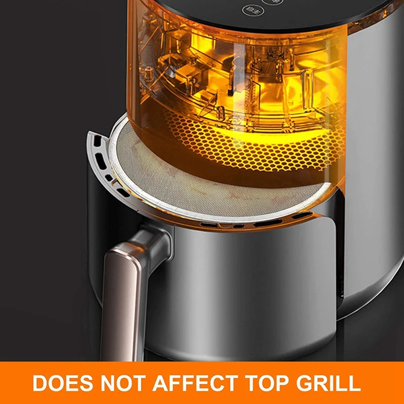 Écran anti-éclaboussures de graisse pour friteuse à air, maille fine antiarina, filet anti-éclaboussures d'huile, filet anti-éclaboussures d'huile chaude 19cm