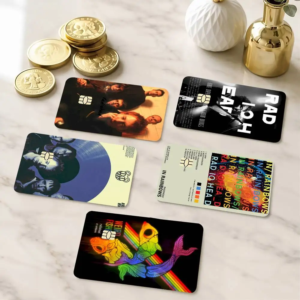 R-Radiohead In Rainbows HD Credit Card Stickers Game Card Decal Small Chip Waterproof Sticker Gift Decor