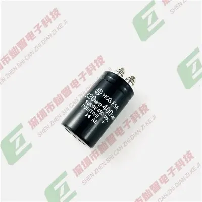 450V820UF all-new original Hitachi HCG F5A 820MFD400VDC screw pin aluminum electrolytic capacitor