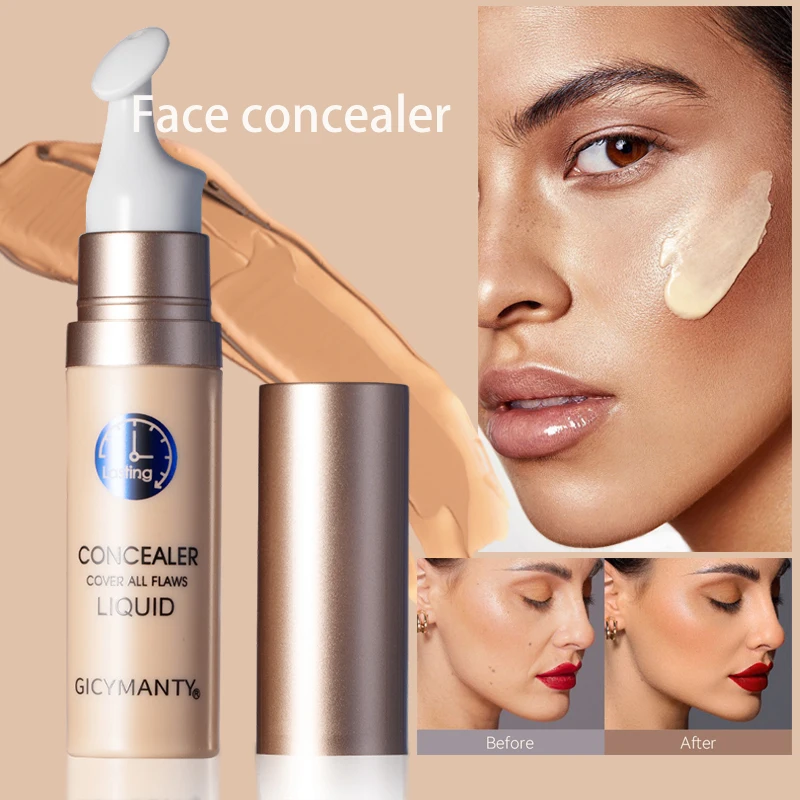 Concealer liquid cream can cover spots pockmarks black circles brighten the face repair the lacrimal groove and brighten the fac