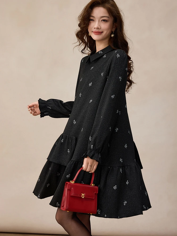 knee length dresses for ladies Elegant Baby Girls Floral Disc Button Stand Collar Chinese Style Princess Dress Toddler New Year's Dress, Red / 0-1 Year (80cm)