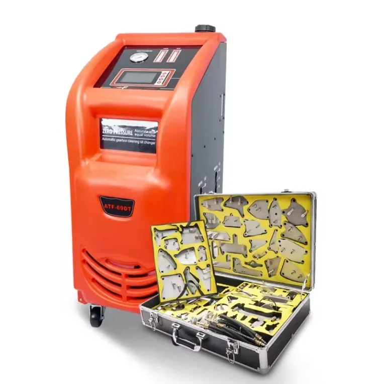 KJ-69DT Intelligent Automatic Car Engine Flush Machine Transmission Cleaning and Oil Changing Equipment for Car Care