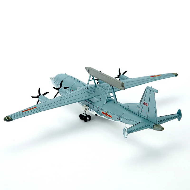 1:200 Scale KJ-200 Simulation Model Plane Airborne Warning Aircraft Alloy Diecast Airplane Creative Gifts For Home Decoration