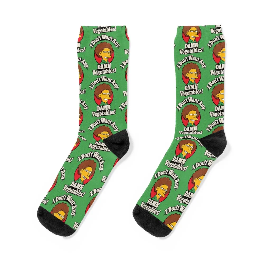 

I Don't Want Any Damn Vegetables Socks sports and leisure bright garter funny gift christmas gift Mens Socks Women's