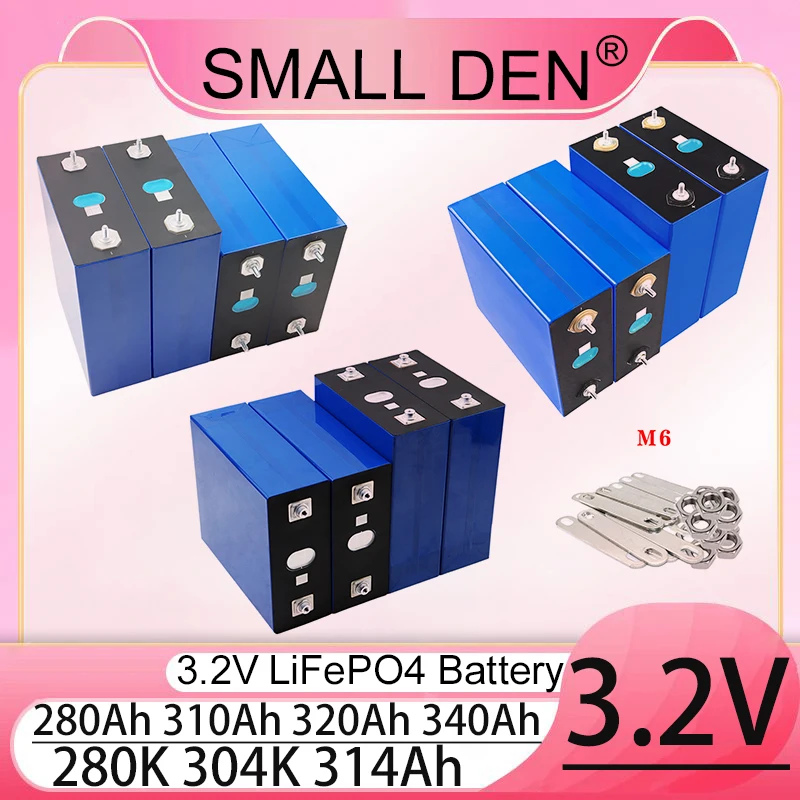 

4pcs 3.2V 280ah 310Ah 314Ah 320Ah 340Ah 280K 304K A Lifepo4 battery 3C DIY 12V 24V 48V electric vehicle solar off-road vehicle