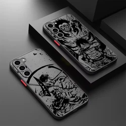 Anime One Piece Fashion Cool Frosted Translucent For Samsung A53 A52 A33 A32 A51 A71 A21S A13 A73 A50 A22 A12 5G Back