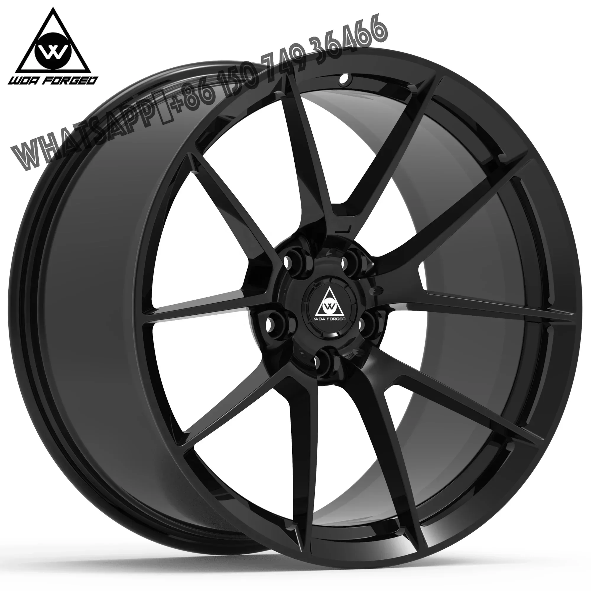 

WOAFORGED Custom One Piece Forged Matte Black Wheel Rims 19 20 21 22 Inch 5x112 5x120 Car Wheels for bmw
