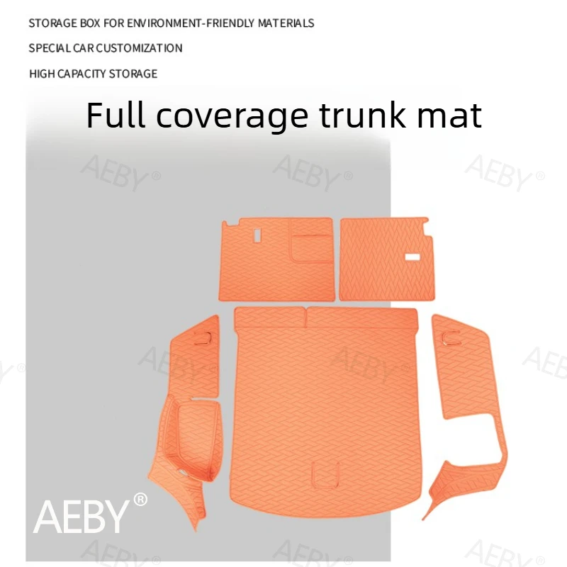 

For BYD Sealion 7 2024 Car Trunk Floor Mat,Full Coverage Trunk Mat,Original Color Waterproof Mat,auto parts,Scratch Resistant