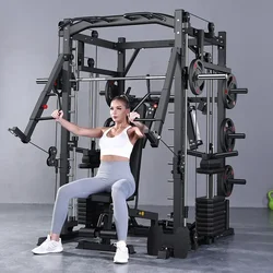 Gym Machine All in One Mutli Weight Function Station Multifunction Smith Machine Multi Functional Trainer Cable Machine