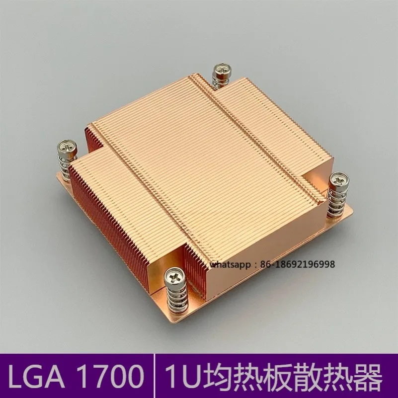 新品、薄型-1700-115x-1200-1u-サーバーデスクトップコンピュータ-cpu-ラジエーター、浸漬プレート銅底