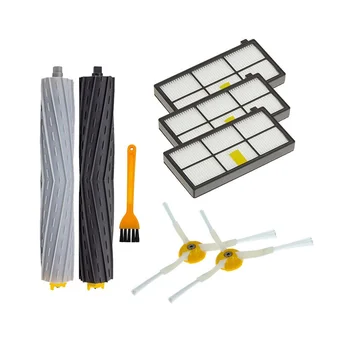 Voor Irobot Roomba 960 900 891 800 Serie Accessoires Stofzuiger Suppletie Kit Rubber Zijborstel Hepa Filter