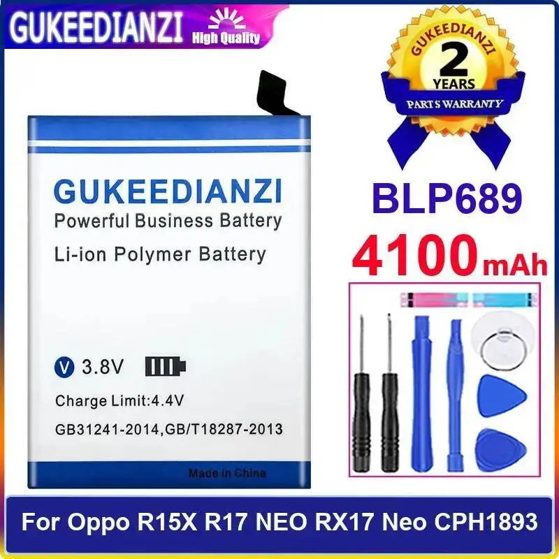 

BLP689 4100Mah For Oppo R15X R17 Neo RX17 CPH1893 High Compatibility Mobile Phone Battery