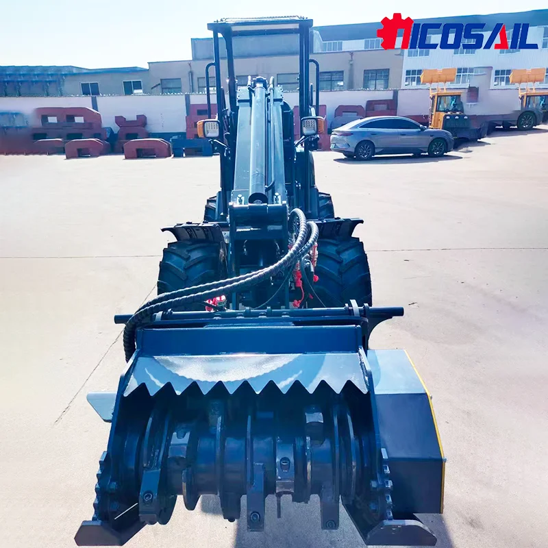 

Nicosail KZL918 Telescopic Wheel Loader 800kg Rated Load 26HP Diesel Engine Hydraulic System