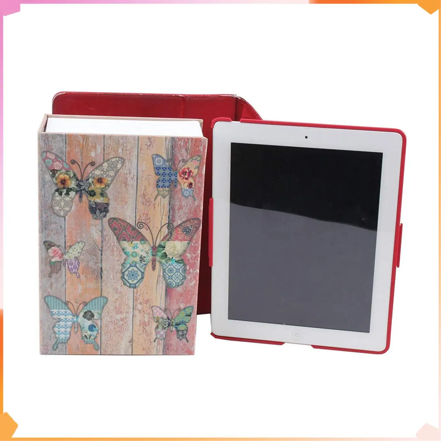 B94A Mini Dictionary Safe Box Storage Box Butterfly Book Secret Security Safe Lock For Jewellery Key Valuables