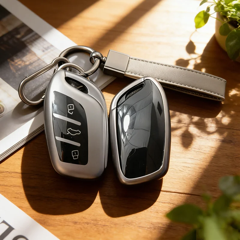 Smooth TPU for MG 4 2023 Mg4 Ev MG HS GT ZS EV ZX MG5 MG6 Smart Remote Car Key Case Cover Fob Bag Keyring Keychain Accessories