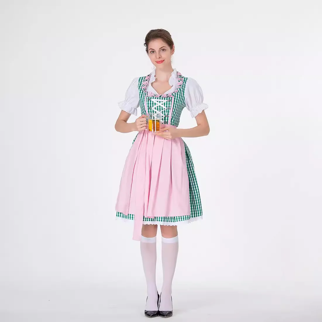 

2025 New loween Beer Girl Dr Performance Costume Maid Suit Women's Traditional Clothing Stage Performance Outfit