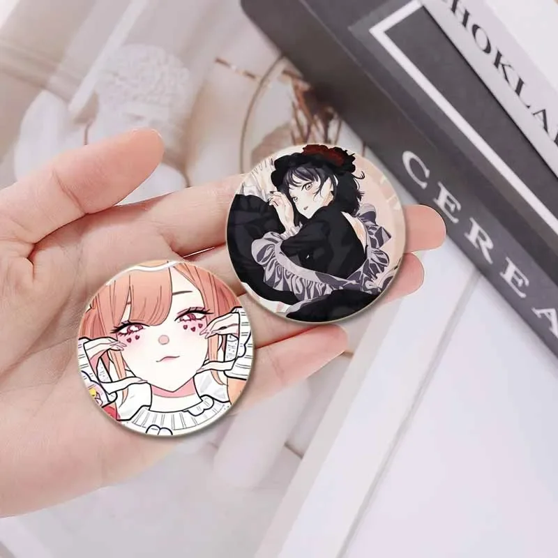 58/44/32mm anime meu vestido querido broche artesanal para roupas mochila decoração dos desenhos animados crachá jóias acessórios presentes