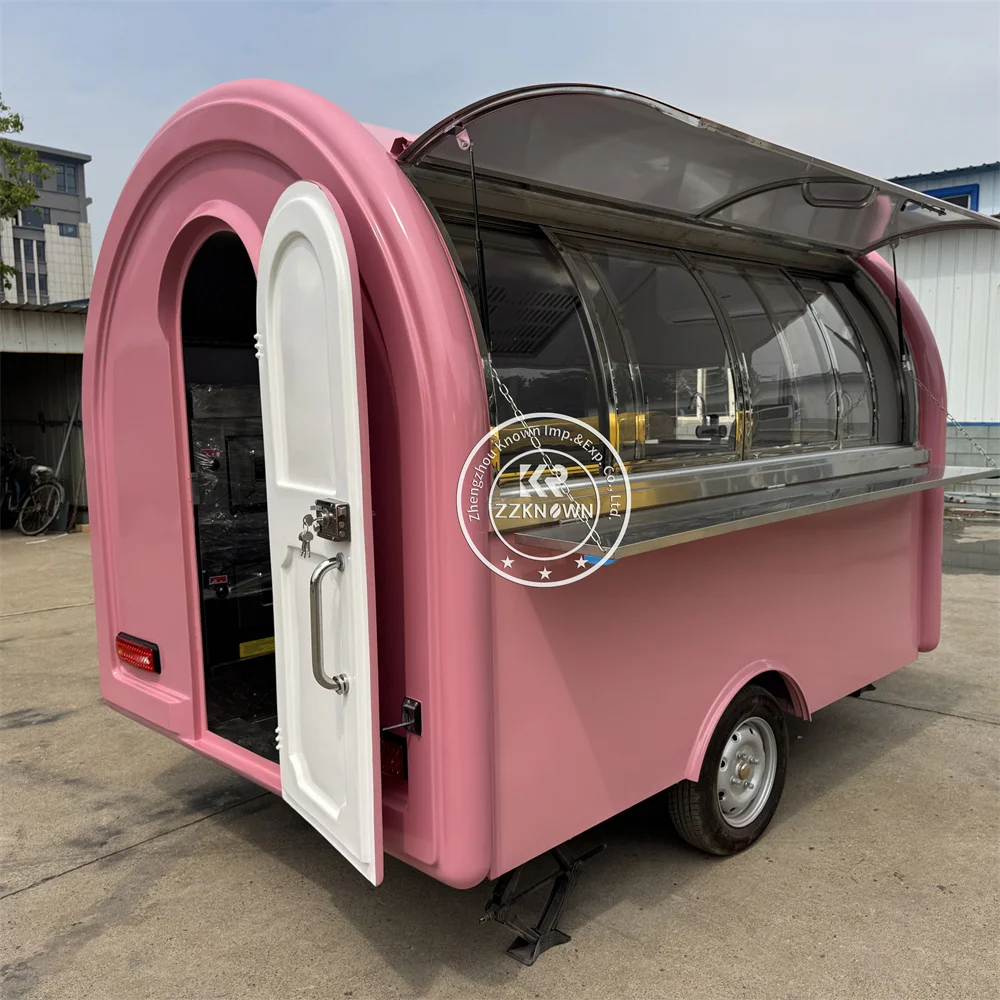 

Custom Catering Food Concession Trailer Mobile Ice Cream Hotdog Burger Crepe Cart Mobile Food Truck For Sale In Germany