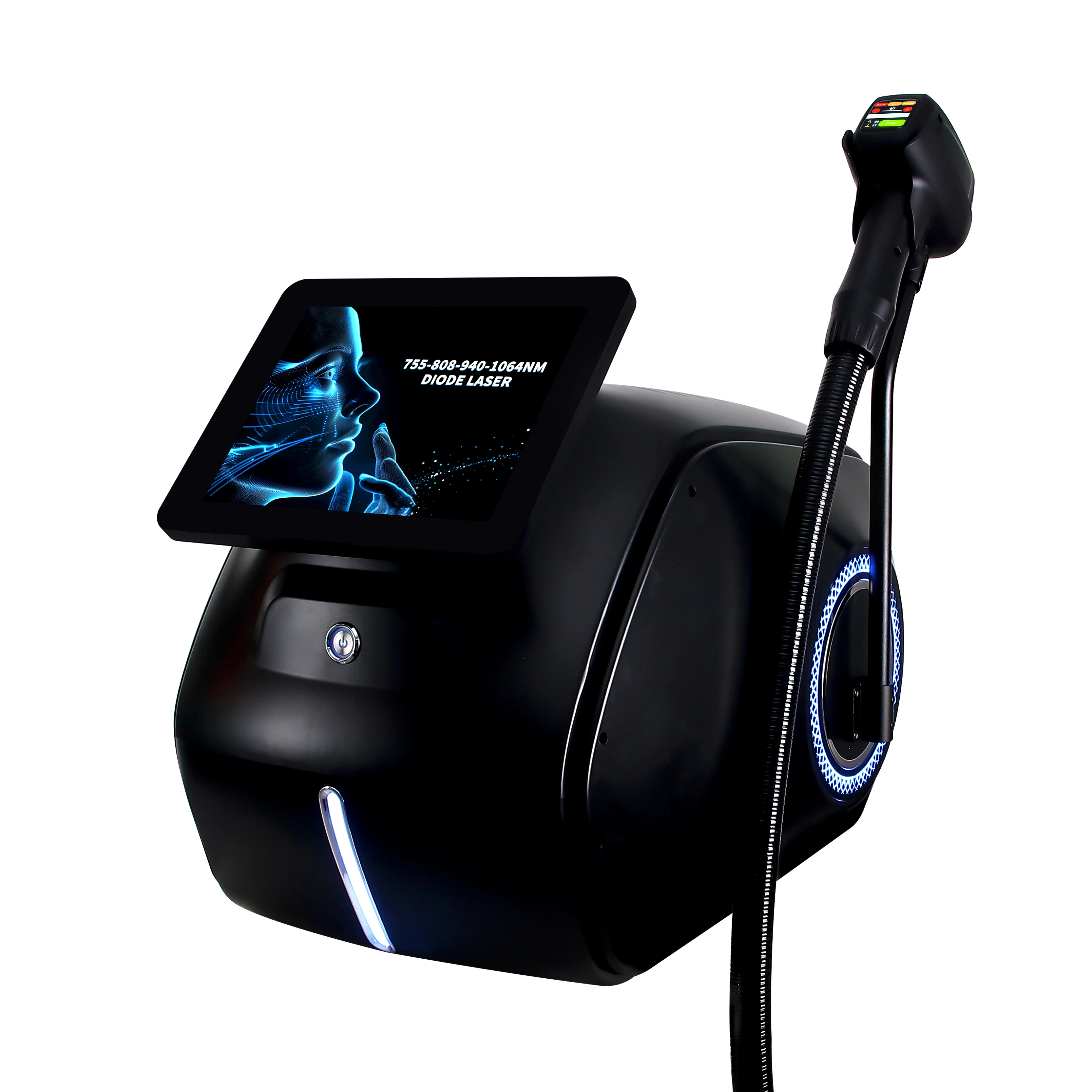 أحدث المهنية 4 موجة ماكرو قناة إزالة الشعر ديود إزالة الشعر بالليزر آلة التيتانيوم لإزالة الشعر بالليزر إزالة الشعر