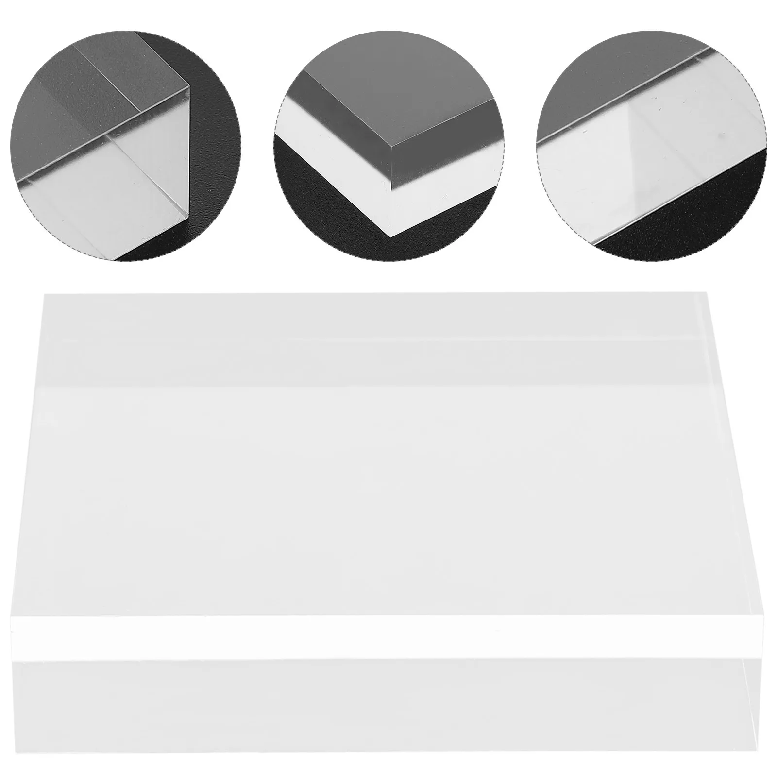 

Акриловая подставка для ювелирных изделий с квадратным основанием, держатель премиум-класса для домашнего декора фигурок