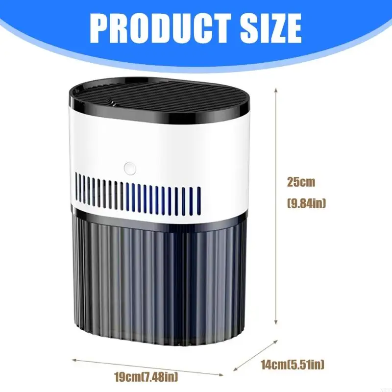 Umidificador 3L Brums libera com íon negativo para purificadores ar uso casa com tecnologia evaporação legal N58D