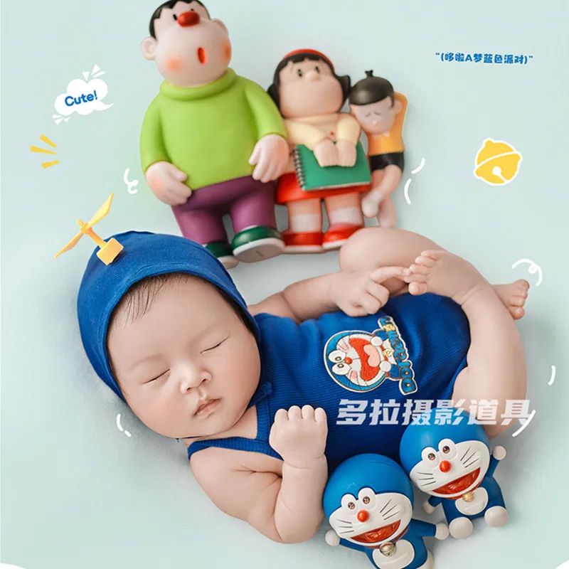 ❤️Newborn Photography Clothing Hat+Jumpsuit 2Pcs/set Studio Baby Boys Photo Props Accessories Clothes Outfits Fotografia