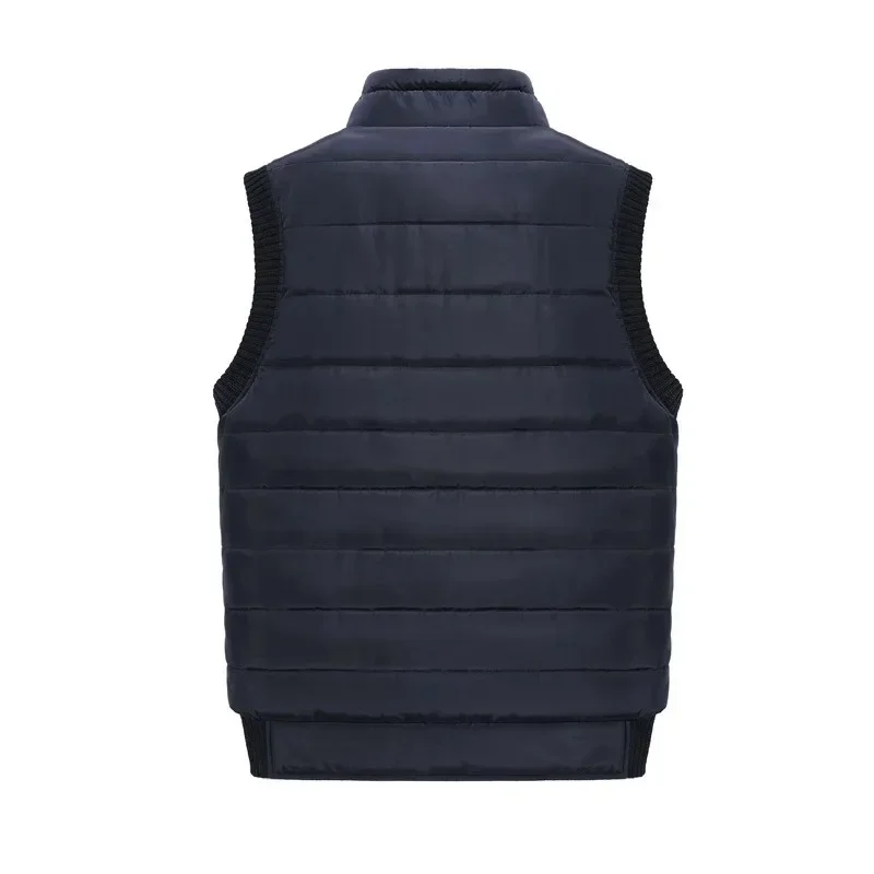 Winter Male Fleece Warm Vest Coats Men Stand Collar Army Thicken Waistcoats Clothing Mens Jacket Sleeveless Vest