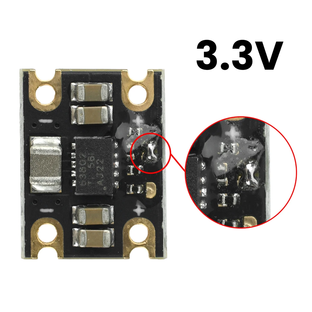 TPS63802 Buck-Boost-Konvertermodul, 3,3 V/5 V Ausgang, 2 A/1 A, Mini-Lithium-Batterie, hocheffizientes Netzteil für DIY-Projekte – Detail 11