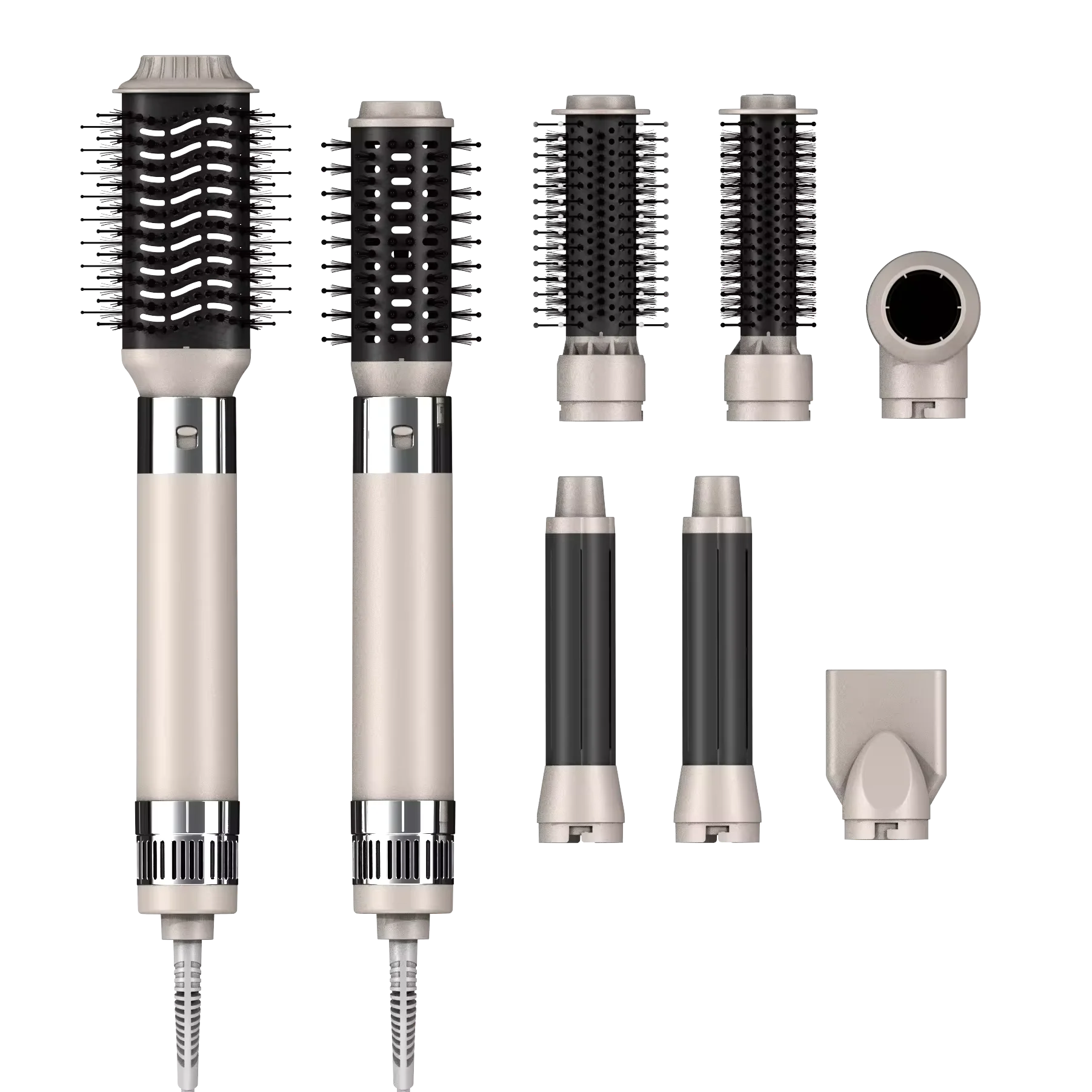 SMET 8 in 1 High Quality Multifunctional Negative Ion Hair Dryer Hot Air Brush Hair Dryer Brush 8 in 1 Hair Styler