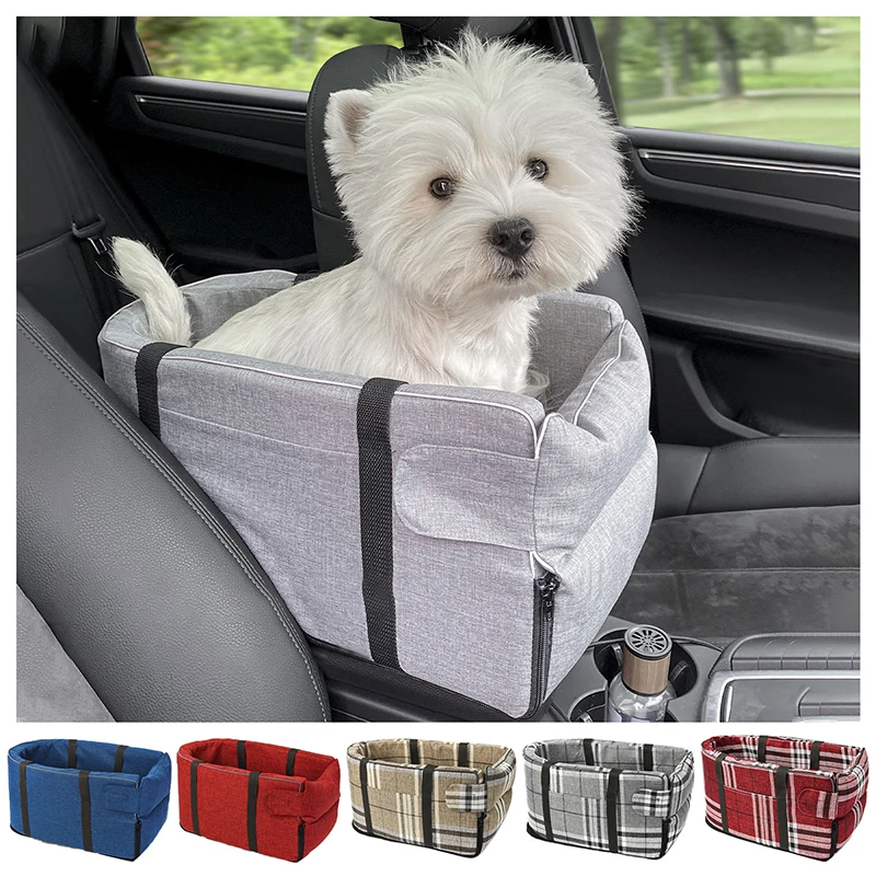 

Portable Car Safety Pet Seat For Small Dogs Cats Travel Central Control Cat Dog Bed Transport Dog Carrier Protector Dog Bags