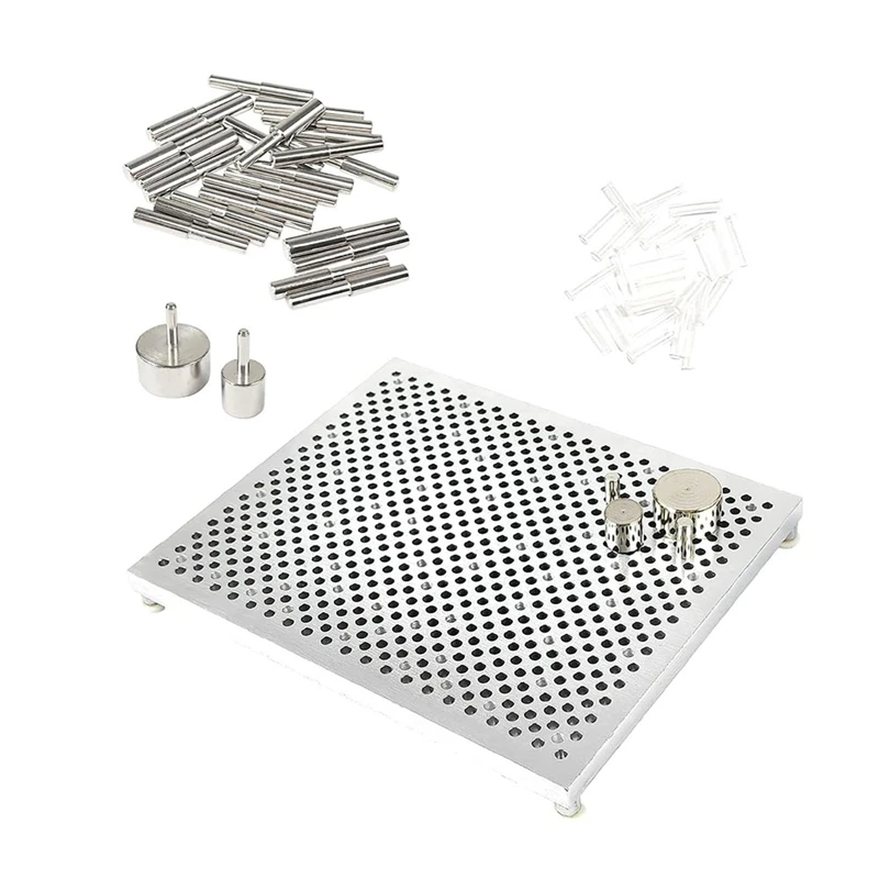 Deluxe Wire Bending Jig For Jewelry Making - 677 Holes,30 Pegs, Aluminum Design-Wire Wrapping Supplies For Craftsmanship