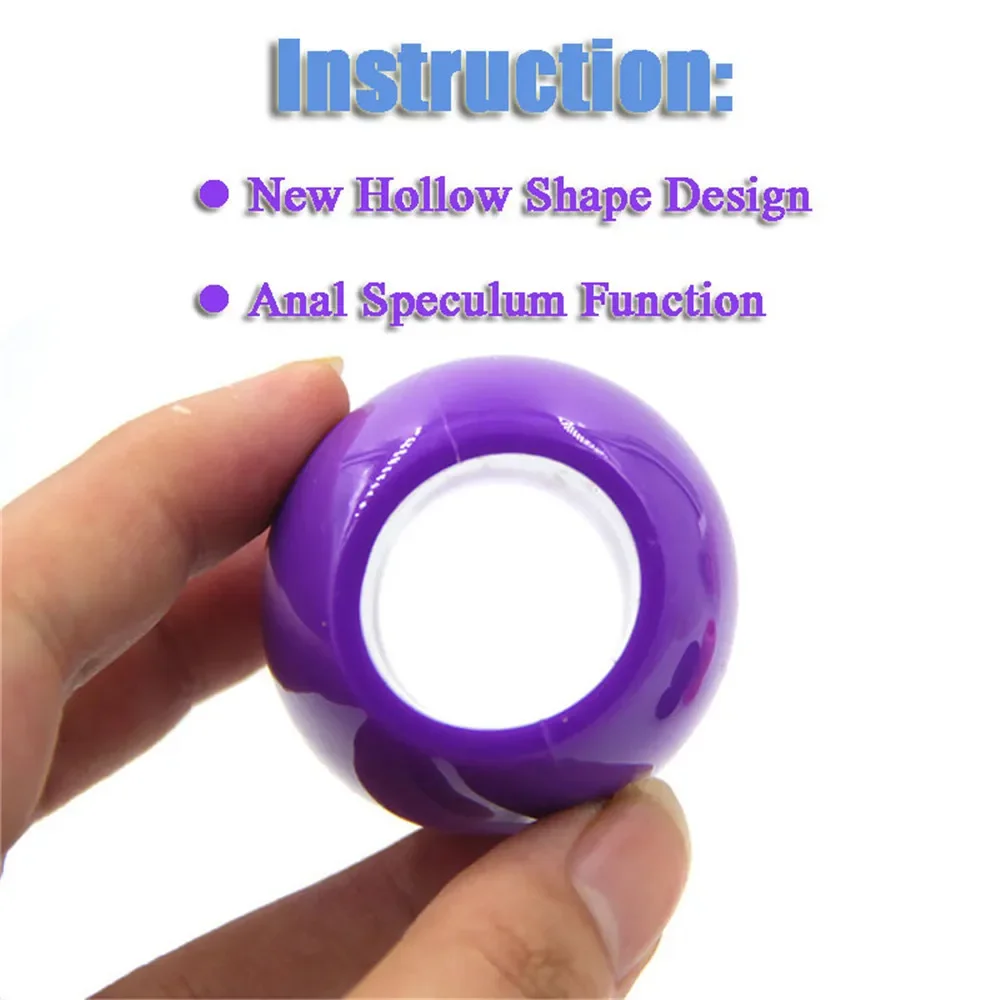 S M L ขนาด Hollow Anal Plug Anal Extender Enema Unisex Anal Dilator เพศของเล่นสําหรับผู้หญิงเกย์ Butt Plug Peep ช่องคลอด Aual อุปกรณ์