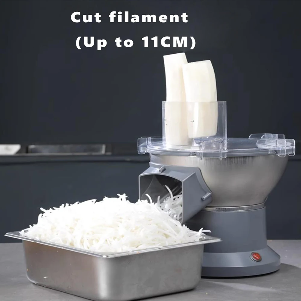 Machine à découper multifonctionnelle pour légumes, carottes et pommes de terre, petite trancheuse électrique commerciale, 110V, 220V