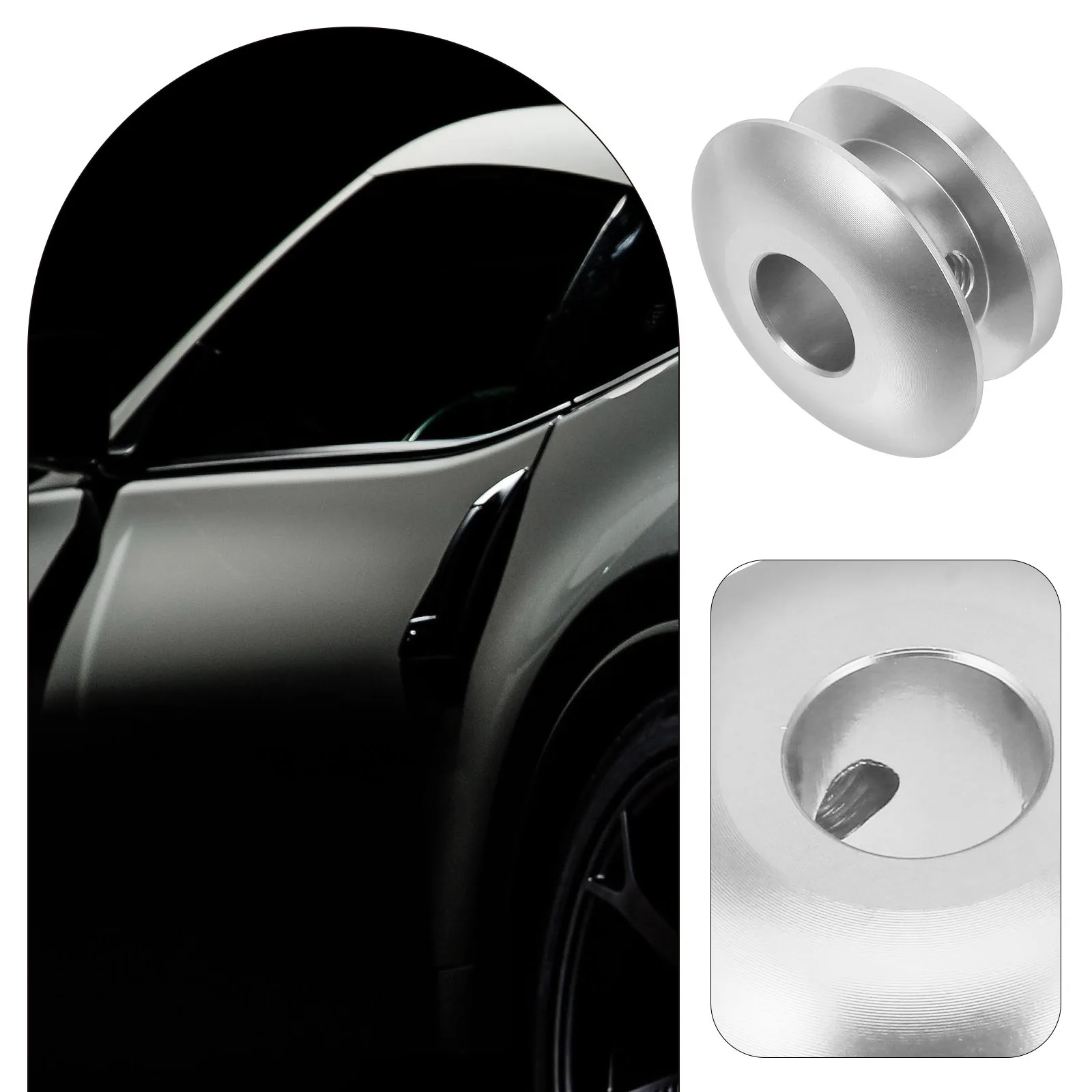 

Universal Car Shift Knob Boot Retainer Gear Shifter Limiter Shift Boot Collar Adapter for Smooth Shifting Shifting Head Buckle