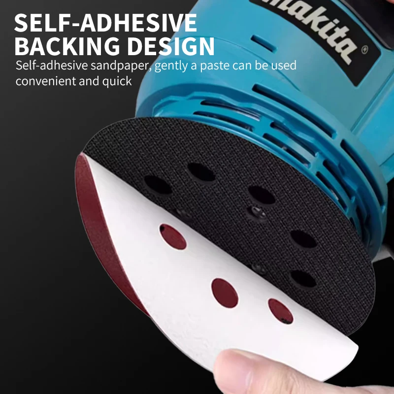 Szlifierka oscylacyjna akumulatorowa Makita 18V do drewna, szlifowania, polerowania szpachli, narzędzia kompatybilne z akumulatorami Makita