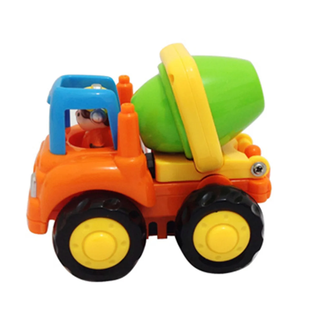 Friction Powered Toy Car Engineering Vehicle Toy Early Educational Toy for Baby Toddler Children - Tractor/ / Dumper/ C