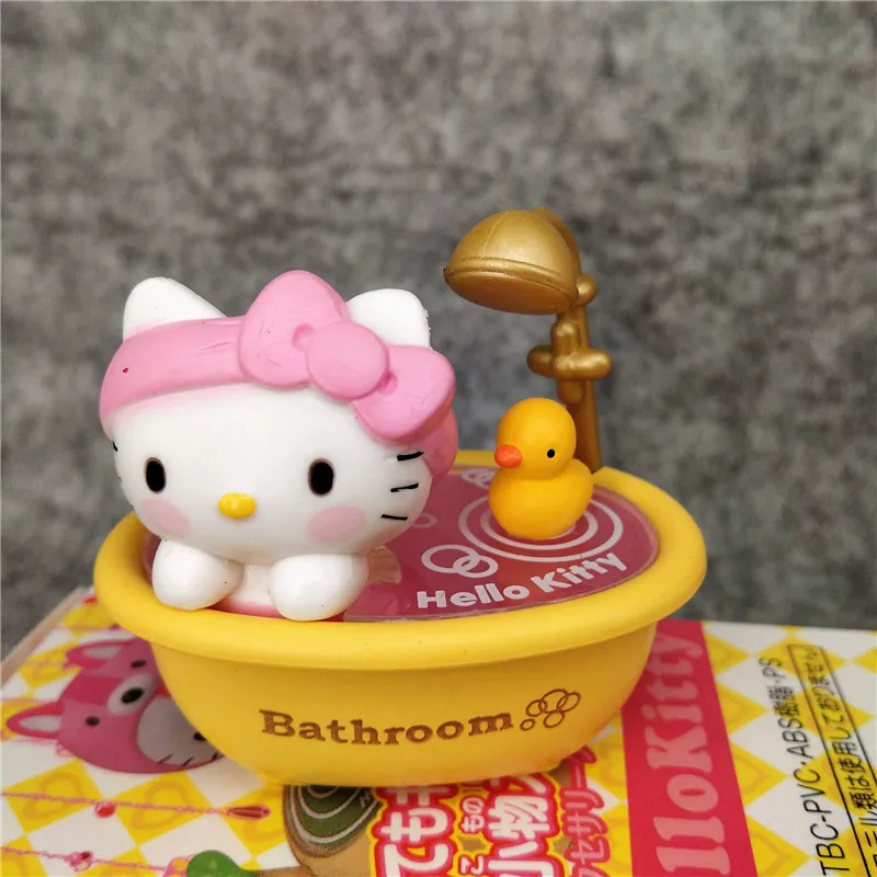 Sanrio Hello Kitty слепая коробка орнамент кавайная кукла детские игрушки аниме периферийные устройства детская ловушка машина украшение дома