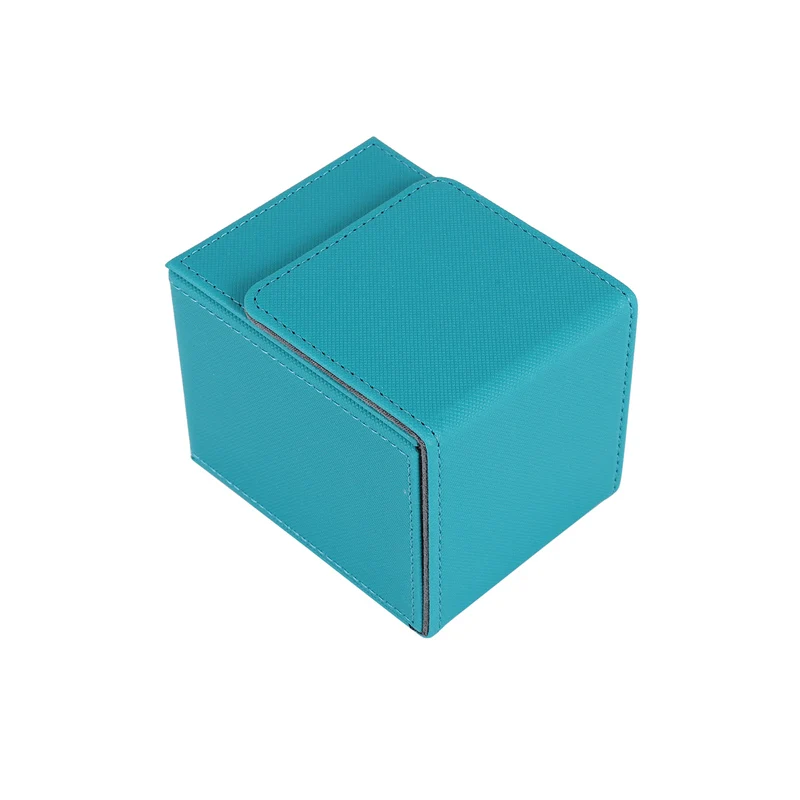 علبة البطاقات صندوق سطح السفينة الأكمام بطاقات سطح السفينة صندوق الألعاب لمجلدات Yugioh MTG: 100+