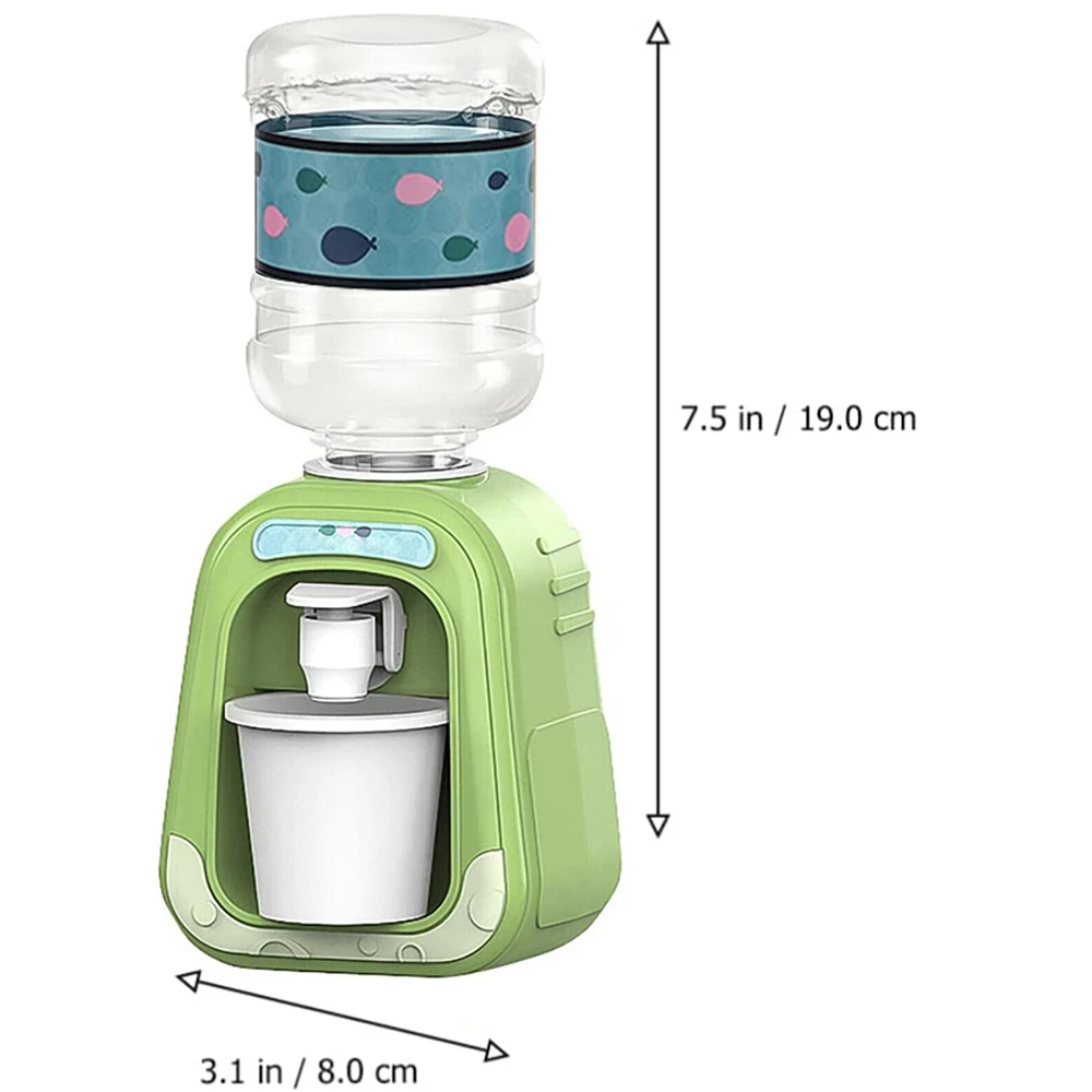 موزع مياه صغير للأطفال ، موزع مياه كرتوني ، منزل لعب مزيف ، لعبة أطفال ، موزع مياه مطبخ ، هدية لفتاة #6