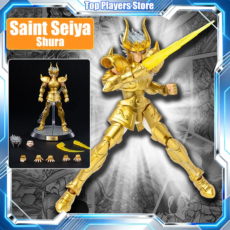 Kit modello di assemblaggio autentico Saint Seiya Shura Action Figure Shiryu Toy Death Mask Champion Class Doll Gift