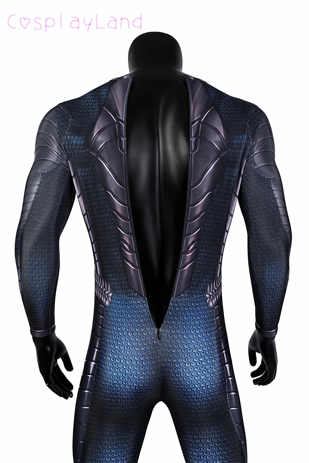 Newest Aquaman Arthur Curry Cosplay Outfit 3D Printed Costume Stretchy Bodysuit Halloween Costume for Men Jumpsuit view 6