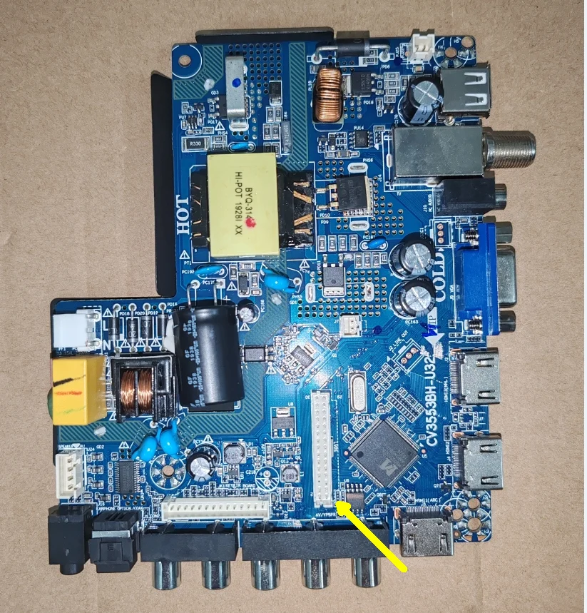 

CV3553BH-U32 Three in one TV motherboard for 32n15a 1366x768 30-38v 650ma, verify LVDS interface
