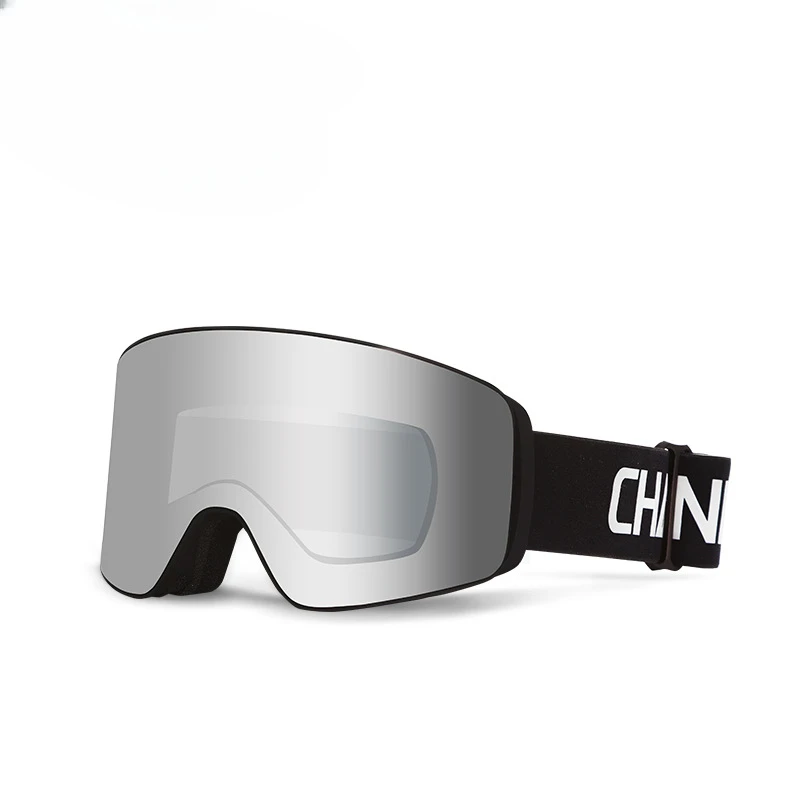 男性と女性のためのスキーゴーグル、防曇メガネ、近視メガネ、スキー用具、多層