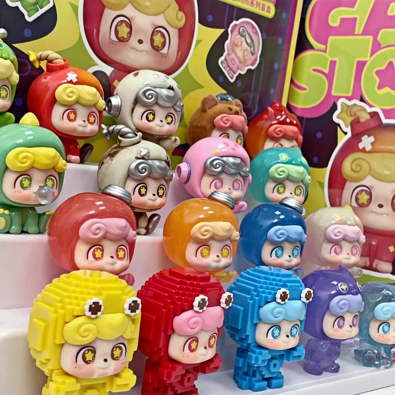 الأصلي Qbao Q.Kid لعبة قصة سلسلة عدد واحد للأطفال ميني فول صندوق أعمى جمع لعبة تمثال صندوق غامض هدية عيد