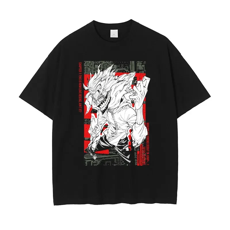 Anime Dandadan T Shirt Vintage Washed Dan Da Dan T-shirts Streetwear Manga Ayase Momo Takakura Ken Tops Tees Men Girl 100%Cotton image 6