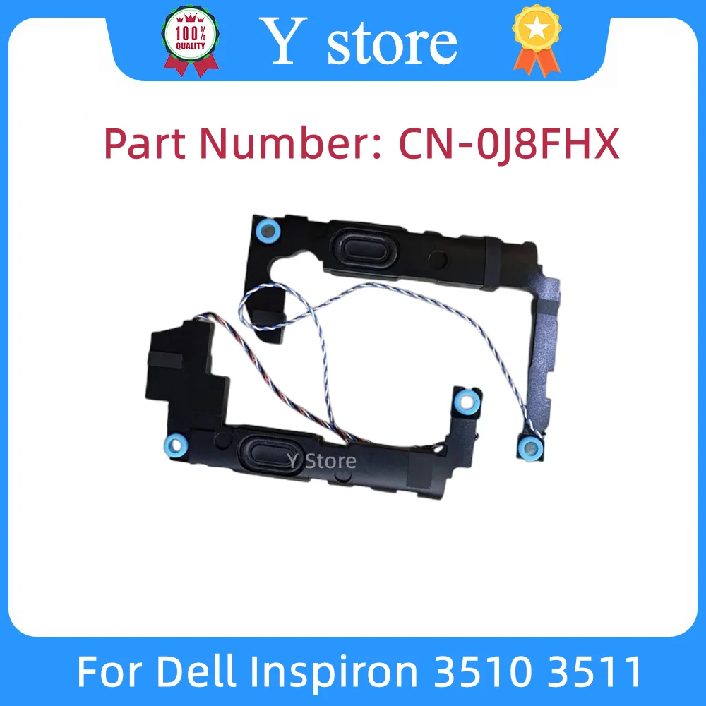 

Y Store, новый оригинальный комплект для ноутбука Dell Inspiron 3510 3511, левый и правый внутренний аудиодинамик J8FHX 0J8FHX, быстрая доставка